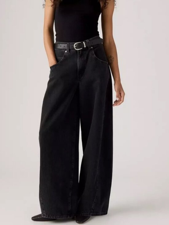 Levi's Denim - Levi's '94 Baggy Wide Leg Jeans | Washed Black | Size 30 | 100% Cotton Denim